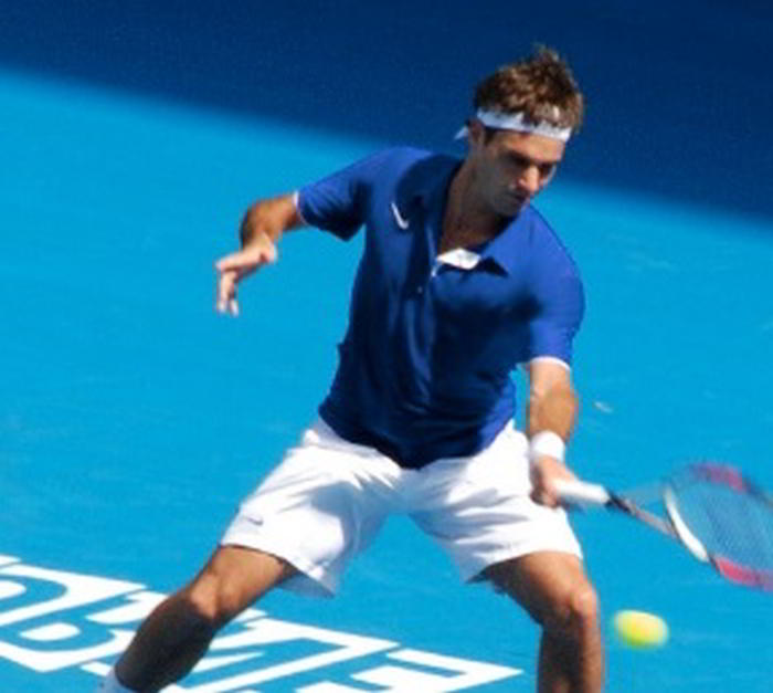 Roger Federer spelar i Australian Open 2018